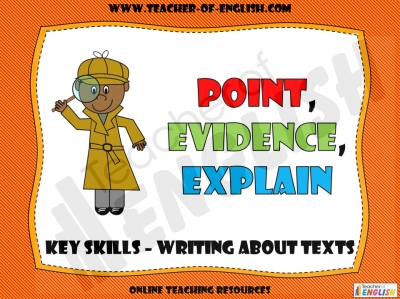 Point, Evidence, Explain Teaching Resources